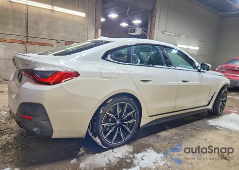 2023 BMW 430Xi Gran Coupe z USA, uszkodzony, nr VIN WBA73AV00PFM91923